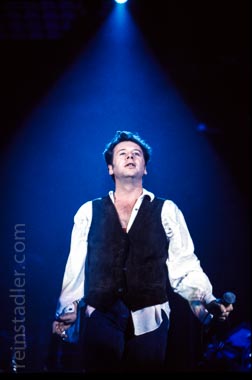  Simple Minds – Jim Kerr – Live-Konzert-Fotografie, 1989