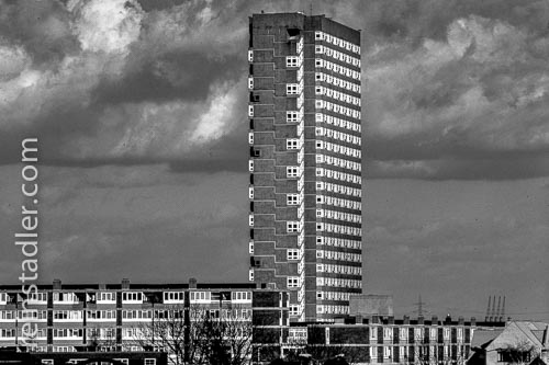  Hochhaus in den Docklands, London,1989.